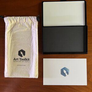 NEW Art Toolkit Folio palette - Empty watercolour palette for artists ~ no pans